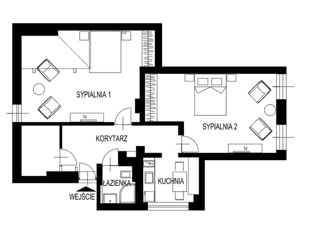 Dk Apartament Stare Miasto Apartment Олщин Екстериор снимка